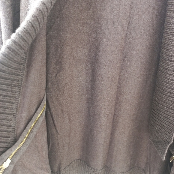 Inc Women's Brown Open Front Cardigan Sweater Size L US - Picture 4 of 10